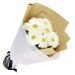 White Gerbera Bunch