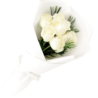 White Rose Bouquet
