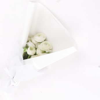 White Ranunculus Bouquet