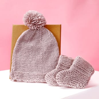 Fawn Beanie & Booties Set