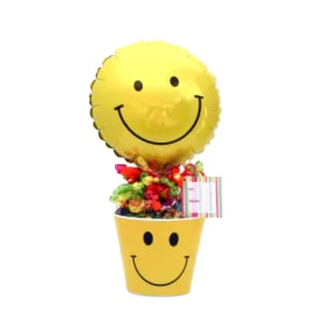 Be Happy Lolly Pot