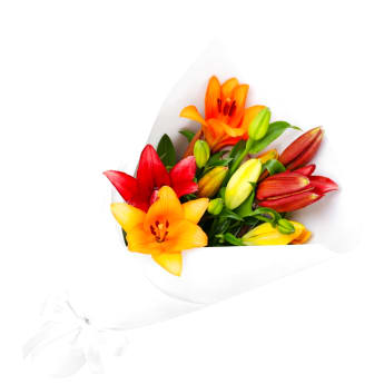 Mixed Lily Bunch
