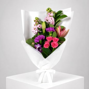 Daily Bouquet - Violet pop and pink daydream