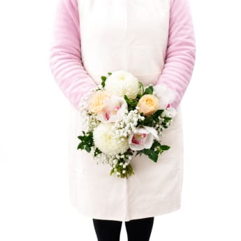 Champagne Blossom Bridesmaid Bouquet