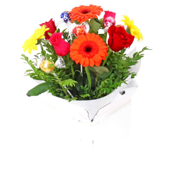 Dainty Lindt Flower Box