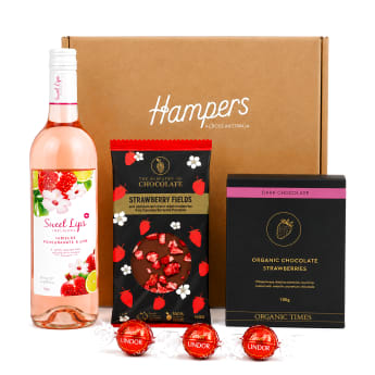 🍓💋 Sweet Lips & Strawberries Hamper 💋🍓