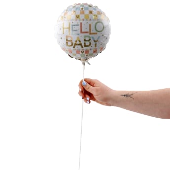 Hello Baby Balloon Pick