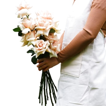 Reflexed Rose Bridal Bouquet