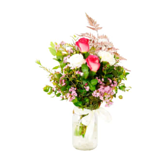 Little Pretty Mason Jar Vase