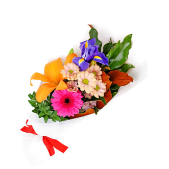 Vibrant Blossoms Bright Flower Bouquet