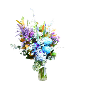Blue Sky Vase Arrangement
