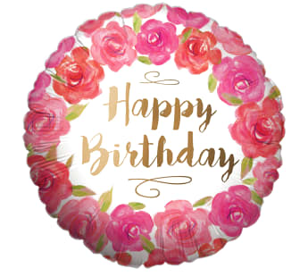 Happy Birthday Garden Balloon