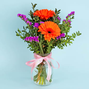 Little Sunshine Orange Vase
