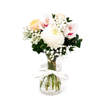 Champagne Blossom Table Centrepiece