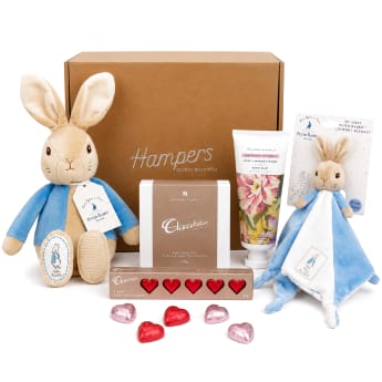 🥈 💙🐰 Peter Rabbit Baby Boy Keepsake Hamper 🐰💙