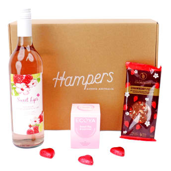 Sweet Sips & Strawberry Kisses Gift Hamper