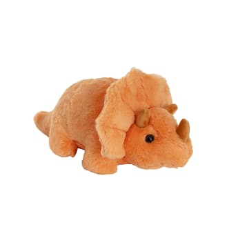 Orange Triceratops Dinosaur