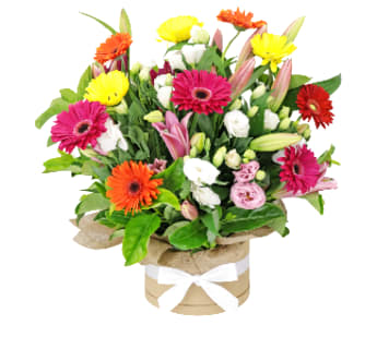 Joyful Blooms Flower Hat Box