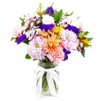 Full Of Love Mason Jar Vase