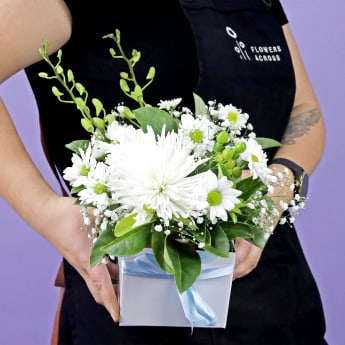 Florist Choice White Mini Box