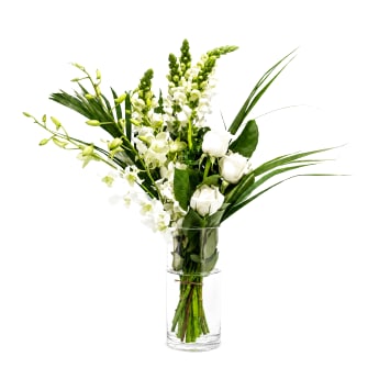 Orchids On My Mind Vase