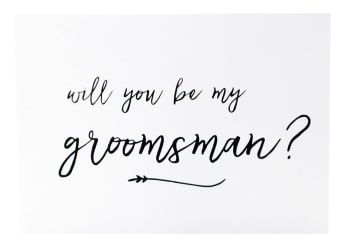 Will You Be My Groomsman? Gift Card