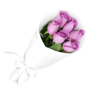 Mauve Roses Bouquet