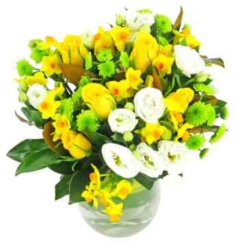 Field Of Gold In A Vase