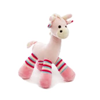 Light Pink Rattle Giraffe