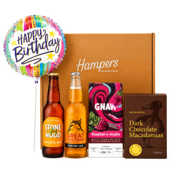 🎈🍺 Birthday Brews & Treats Hamper 🍫🎉