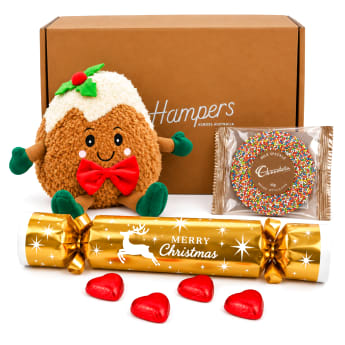 🎄⭐ Christmas Pudding, Cracker & Treats Hamper ⭐🎄