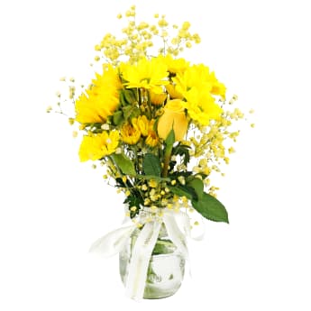 Sunny Delight Mason Jar