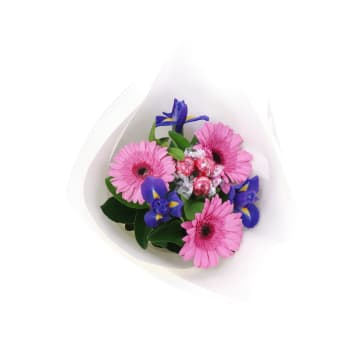 Blue Velvet & Bloom Posy