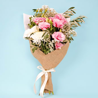 Delicate Pastel Cascade Posy
