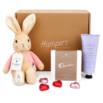 🩷🐰 Baby Girl Bunny Hugs Hamper 🐰🩷