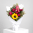 Daily Bouquet - Sunflower spotlight and pink confetti