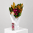 Daily Bouquet - Peach rose, pink spark, choc spoon