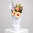Daily Bouquet - Soft peach with pink lily glow