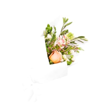 Peachy Paws Petal Elegance Posy