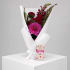 Daily Bouquet - Crimson snaps and pink drama