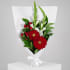 Daily Bouquet - Red velvet and white lift