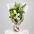 Daily Bouquet - ivory petals and spring-clean greens