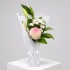Daily Bouquet - Blush cloud and green lift