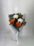 Daily Bouquet - Bright tangerine and ivory hush