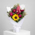 Daily Bouquet - Sunflower spotlight and pink confetti