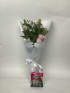 Daily Bouquet - Pretty in pink with a cookie