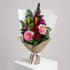 Daily Bouquet - Pink gerberas and red velvet lift