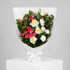 Daily Bouquet - Red roses with spring-white glow