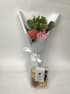 Daily Bouquet - Soft peach pop with biscuit stash