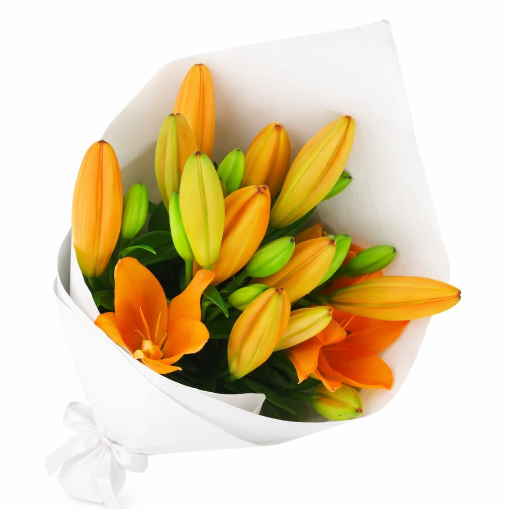 Orange Lily Bunch